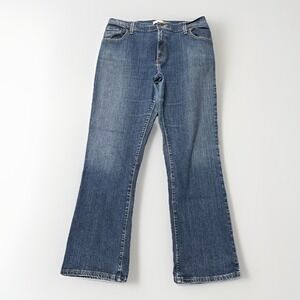 Vintage Levis 550 Jeans Womens 14 Relaxed Boot Cut Flare Blue‎ Denim Stretch Y2K